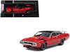 1971 Plymouth GTX Rally Red with Black Top and Stripes 1/43 Diecast Model IXO Models IA43005