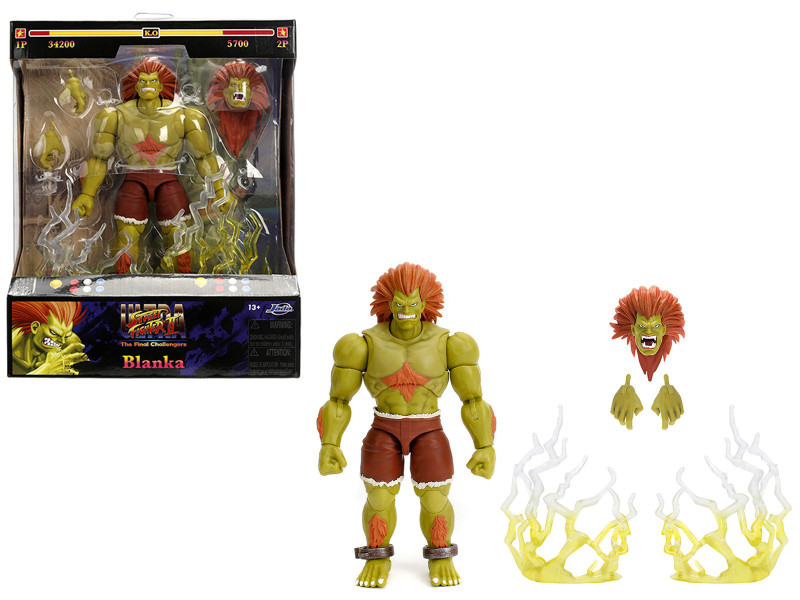 Zangief 7.5 Moveable Figure with Accessories and Alternate Head