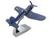 Vought F4U 1D Corsair Fighter Aircraft VF 17 Jolly Rogers 16 Victory Ace Lt jg Ira Kepford 1944 United States Navy 1/72 Diecast Model Airplane FS030A