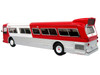 Flxible 53102 New Look Transit Bus "Pittsburgh Area Transit" Red and White "Vintage Bus & Motorcoach Collection" Limited Edition 1/87 HO Diecast Model Iconic Replicas 87-0601