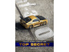 Toyota Supra A80 Top Secret GT300 RHD Right Hand Drive Gold Metallic with Carbon Hood 1/64 Diecast Model Car Inno Models IN64-A80TS-GOLD