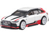 Audi RS 6 Avant White with Stripes Fast Wagons Series Diecast Model Car Hot Wheels JBK51