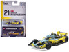 Dallara IndyCar #21 Christian Rasmussen Splenda Ed Carpenter Racing Road Course Configuration NTT IndyCar Series 2025 1/64 Diecast Model Car IXO Models IND64019