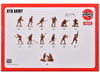 Level 1 Model Kit WWII British 8th Army 49 Piece Figure Set 1/76 Plastic Model Kit Airfix A00709V