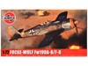 Level 1 Model Kit Focke Wulf Fw190 A8 F 8 Fighter Aircraft with 2 Scheme Options 1/72 Plastic Model Kit Airfix A02066A