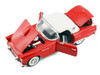 1956 Ford Thunderbird Hard Top Red 1/18 Diecast Model Car Motormax 73176