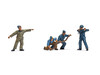 Level 1 Model Kit WWII RAF Ground Crew Figure and Accessory Set 1/48 Plastic Model Kit Airfix A04702
