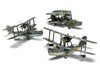 Level 3 Model Kit Supermarine Walrus Mk.I Aircraft with 3 Scheme Options 1/48 Plastic Model Kit Airfix A09183