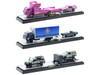 Auto Haulers Set of 3 Trucks Release 86 Limited Edition to 9600 pieces Worldwide 1/64 Diecast Models M2 Machines 36000-86