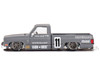 Chevrolet Silverado KAIDO V2 Pickup Truck #11 Gray with Black Stripes Designed by Jun Imai Kaido House Special 1/64 Diecast Model Car Mini GT KHMG160