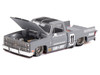 Chevrolet Silverado KAIDO V2 Pickup Truck #11 Gray with Black Stripes Designed by Jun Imai Kaido House Special 1/64 Diecast Model Car Mini GT KHMG160