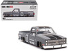 Chevrolet Silverado KAIDO V2 Pickup Truck #11 Gray with Black Stripes Designed by Jun Imai Kaido House Special 1/64 Diecast Model Car Mini GT KHMG160