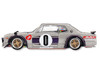 Nissan Skyline 2000GT R KPGC10 Kaido Works V1 RHD Right Hand Drive #0 Silver Metallic with Purple Stripes Designed by Jun Imai Kaido House Special 1/64 Diecast Model Car Mini GT KHMG165