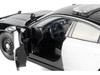 2023 Dodge Charger Pursuit Police Car Black and White Law Enforcement and Public Service Series 1/24 Diecast Model Car Motormax 76996BKWH