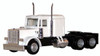 Peterbilt Long Tractor White 1/87 (HO) Plastic Model Car Promotex 025284W