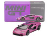 Lamborghini Countach LPI 800 4 Viola 30th Metallic Limited Edition 1/64 Diecast Model Car Mini GT MGT00865