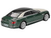 Bentley Flying Spur White Sand and Verdant Green Metallic with Black Top Limited Edition 1/64 Diecast Model Car Mini GT MGT00867