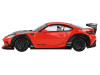 Toyota GR86 LB Nation Liberty Walk Red with Carbon Hood Limited Edition 1/64 Diecast Model Car Mini GT MGT00885