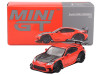 Toyota GR86 LB Nation Liberty Walk Red with Carbon Hood Limited Edition 1/64 Diecast Model Car Mini GT MGT00885