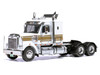 2012 Freightliner Coronado Truck Tractor White with Gold Stripes 1/43 Diecast Model IXO Models TR21022