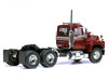 1966 Mack R Series Truck Tractor Dark Red Metallic with Silver Stripes 1/43 Diecast Model IXO Models TR21222