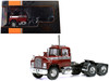 1966 Mack R Series Truck Tractor Dark Red Metallic with Silver Stripes 1/43 Diecast Model IXO Models TR21222