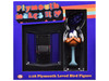 Plymouth Loved Bird Figure with Plum Crazy Hood Stand 1/18 Diecast Model ACME A1800172