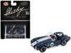 Shelby Cobra 427 S C #98 Blue Metallic with White Stripes Shelby Collectibles Series 1/64 Diecast Model Car ACME SC-705-98