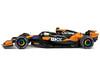 McLaren MCL38 #4 Lando Norris OKX Winner Formula One F1 Miami GP 2024 Competition Series 1/18 Diecast Model Car Solido S1814201