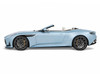 2023 Aston Martin DB12 Volante Caribbean Blue Pearl with White Interior 1/18 Model Car GT Spirit GT479