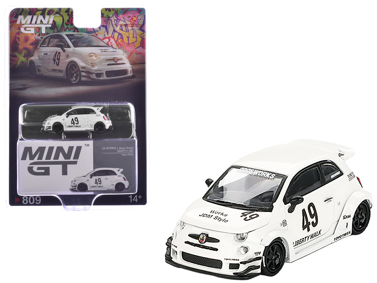 グンゼ FIAT ABART、IMC WAGEN、MPC funny car 1/64 Mini GT Fiat LB