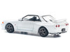 GTR R32 RHD Right Hand Drive Crystal White 1/64 Diecast Model Car Pop Race PR640157