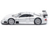Mercedes Benz CLK GTR Silver Metallic 1/64 Diecast Model Car Pop Race PR640158