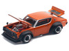 Skyline GT R V8 Drift Kenmeri RHD Right Hand Drive Orange Metallic 1/64 Diecast Model Car Pop Race PR640173