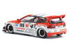 Pandem Civic EG6 V1 5 RHD Right Hand Drive #100 Idemitsu Motion Infinite White and Red with Graphics 1/64 Diecast Model Car Pop Race PR640212