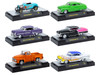 Auto Meets Set of 6 Cars IN DISPLAY CASES Release 88 Limited Edition 1/64 Diecast Model Cars M2 Machines 32600-88