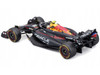 Red Bull Racing RB20 #11 Sergio Perez Oracle Formula One F1 World Championship 2024 with Driver Figure and Display Case "Race" Series 1/43 Diecast Model Car Bburago 38098SP