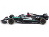 Mercedes AMG F1 W15 E Performance #63 George Russell Petronas Formula One F1 World Championship 2024 with Driver Figure and Display Case Race Series 1/43 Diecast Model Car Bburago 38209GR