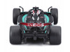 Mercedes AMG F1 W15 E Performance #63 George Russell Petronas Formula One F1 World Championship 2024 with Driver Figure and Display Case Race Series 1/43 Diecast Model Car Bburago 38209GR