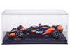 McLaren MCL38 #81 Oscar Piastri OKX Formula One F1 Miami GP 2024 with Driver Figure and Display Case Race Series 1/43 Diecast Model Car Bburago 38215OP