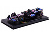 Alpine A524 #31 Esteban Ocon BWT Formula One F1 World Championship 2024 with Driver Figure and Display Case Race Series 1/43 Diecast Model Car Bburago 38220EO