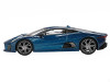 Jaguar C X75 Blue Metallic Limited Edition 1/64 Diecast Model Car Mini GT MGT00884