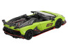 Lamborghini Aventador SVJ 63 Roadster Verde Shock Green Limited Edition 1/64 Diecast Model Car Mini GT MGT00887