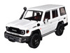 Toyota Land Cruiser J76 White Metallic 1/64 Diecast Model Car GCD KS-081-472