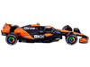 McLaren MCL38 #4 Lando Norris OKX Winner Formula One F1 Miami GP 2024 with Driver Figure Race Series 1/24 Diecast Model Car Bburago 28040LN