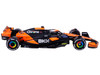 McLaren MCL38 #81 Oscar Piastri OKX Formula One F1 Miami GP 2024 with Driver Figure Race Series 1/24 Diecast Model Car Bburago 28040OP