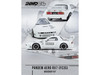 Mazda RX7 FC3S Pandem Aero Widebody Kit White with Graphics 1/64 Diecast Model Car Inno Models IN64-RX7FCP-WHI1
