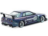 Nissan Skyline R32 Widebody RHD Right Hand Drive #32 Jonsibal Design Works Midnight Purple Metallic Global64 Series 1/64 Diecast Model Tarmac Works T64G-061-MP