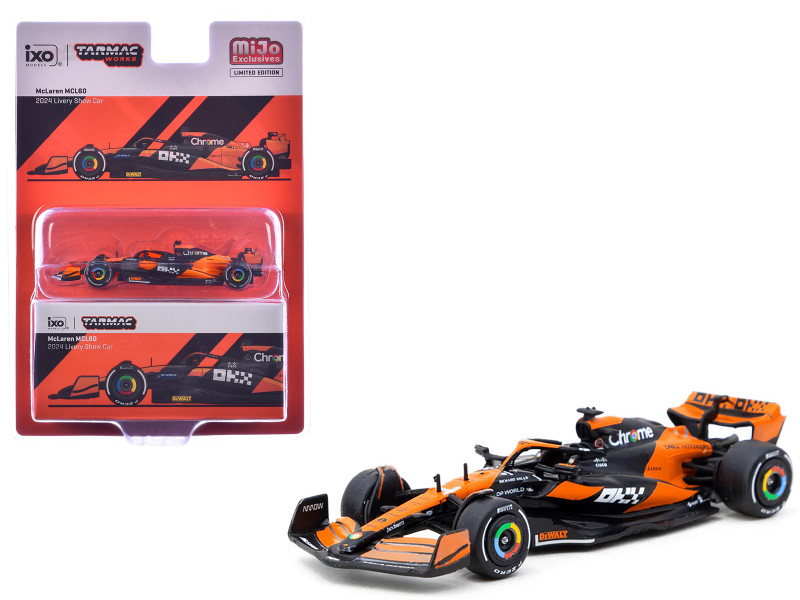 McLaren MCL60 Formula One F1 2024 Livery Show Car Global64 Series 1/64 Diecast Model Car Tarmac Works T64G-F070-2024