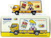 Mitsubishi Fuso Canter Mobile Ad Truck RHD Right Hand Drive OG Beer Yellow with Graphics Truck64 Series 1/64 Diecast Model Car Tarmac Works T64T-TL002-OG
